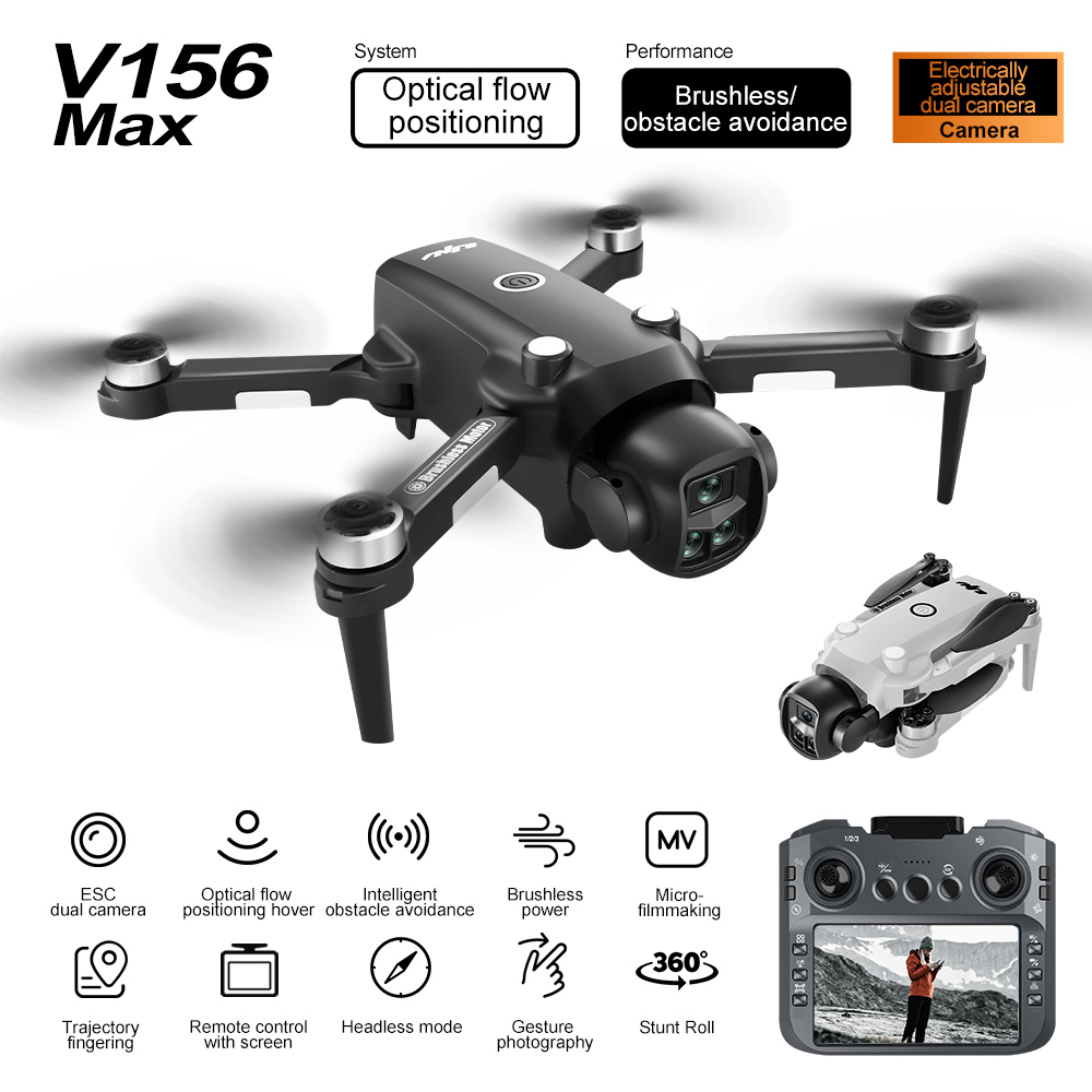 V156 Maxドローン 4Kプロフェッショナルドローン カ - Jjrc Drone X12 のレビューと価格
